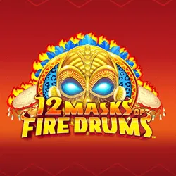 12 masks of fire drums slot icon
