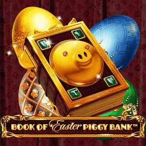 book of easter piggy bank slot icon
