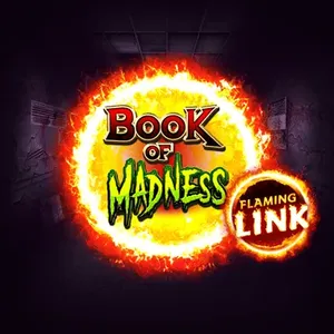 book of madness flaming link slot icon