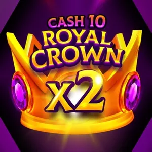 cash 10 royal crown bar link slot icon