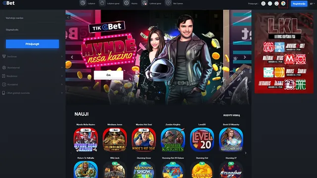 cbet casino website screen