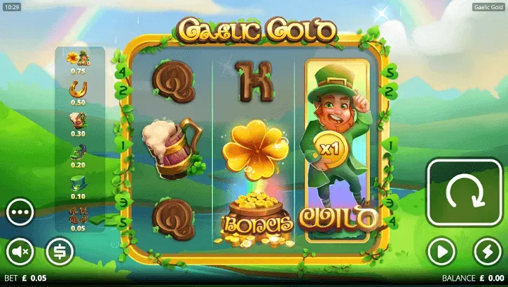 gaelic gold slot screen