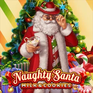 naughty santa slot icon