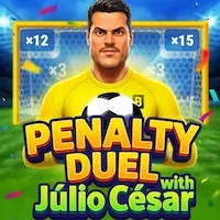 penalty duel with julio cesar slot icon