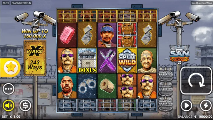 san quentin slot screen