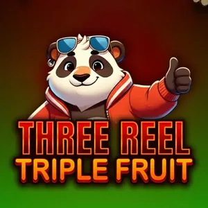 three reel triple fruit slot icon